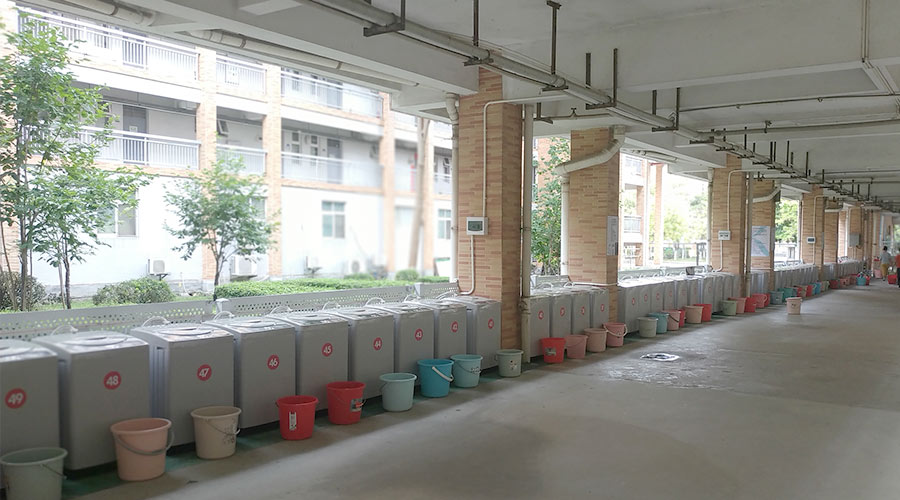 好評度高！江門一中學校又雙叒續單金環電器共享洗衣機